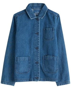 Seasalt Cornwall Reading Rocks Jacket Ii - Blue