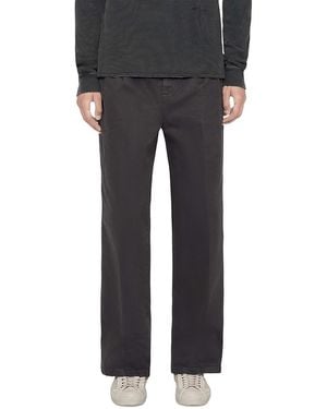 AllSaints Haydon Cotton Blend Slim Fit Chinos - Black