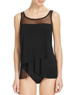 Miraclesuit Mirage Illusionist Tankini Top - Black