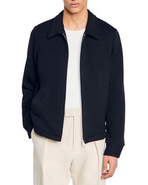 Sandro Victor Regular Fit Jacket - Blue