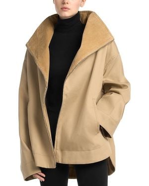 TOTEME Waxed Cotton Zipped Country Jacket - Natural