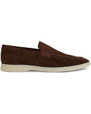Reiss Kason Slip On Loafers - Brown