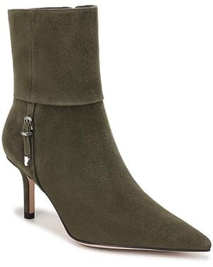 FAVORITE DAUGHTER Tamra Suede Ankle Boots - Green