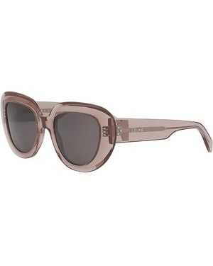 Celine 3 Dots Butterfly Sunglasses, 51Mm - Gray