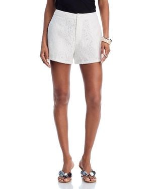 Aqua Lace Shorts - White