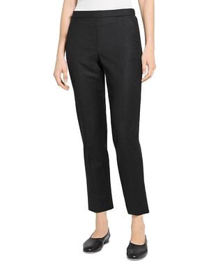 Theory Sleek Flannel Treeca Pull On Pant - Black