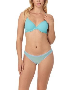 On Gossamer Next To Nothing Micro T-Shirt Underwire Bra - Blue