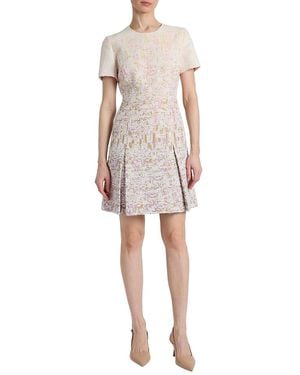 Santorelli Indira Short Sleeve A-Line Dress - Multicolor