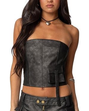 Edikted Ryan Cargo Corset - Black