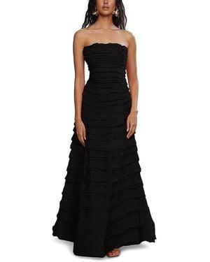 AMUR Pepper Tiered Gown - Black