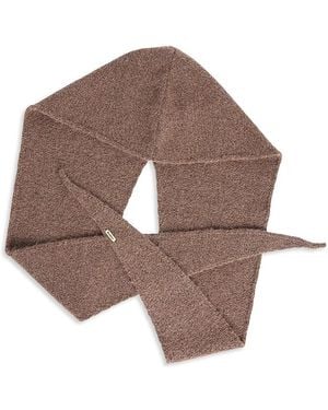Barbour Penny Knit Hood Scarf - Brown