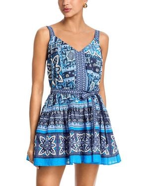 Ramy Brook Ocean Mini Dress - Blue
