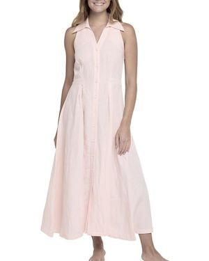 Hermoza Stacia Halter Midi Dress - Pink