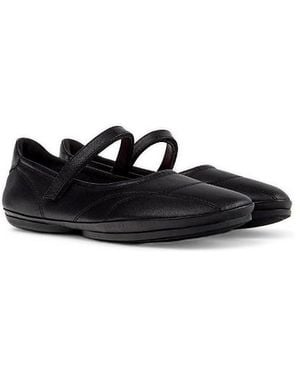 Camper Right Nina Leather Ballerina - White
