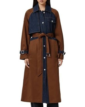 AllSaints Dayly Trench Coat - Brown