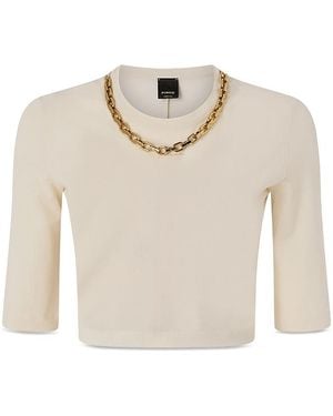 Pinko Kimberly Chain Top - White