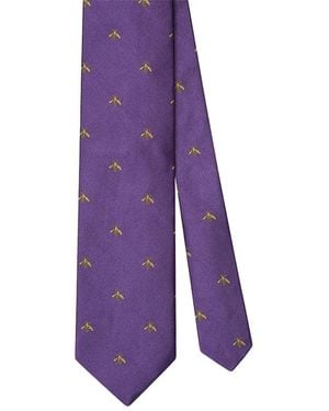 Robert Talbott Bee Best Of Class Necktie - Purple