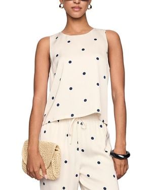 Z Supply Alice Dot Sleeveless Top - Natural