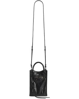 Balenciaga Le City Tote Phone Holder - White