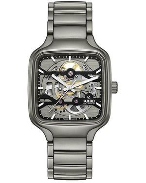 Rado True Square Automatic Watch, 38Mm - Gray