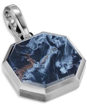 David Yurman Faceted Stone Amulet - Blue