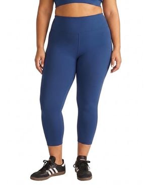 UNIVERSAL STANDARD Plus Next-To-Naked Cropped Legging - Blue