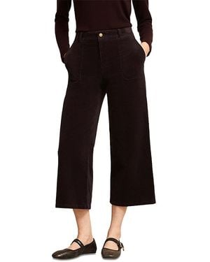Hobbs Kendall Cropped Corduroy Pants - Black