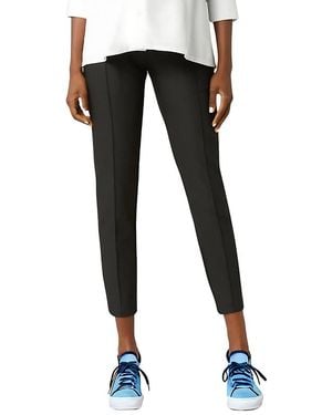 Marion Slim Leg Over-Belly Maternity Dress Pants - Black