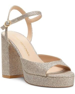 Stuart Weitzman Dayna Ii Platform Sandals - Natural