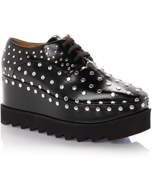 Stella McCartney Elyse Studded Platform Sneakers - Black