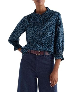 Seasalt Cornwall Feather Star Top - Blue