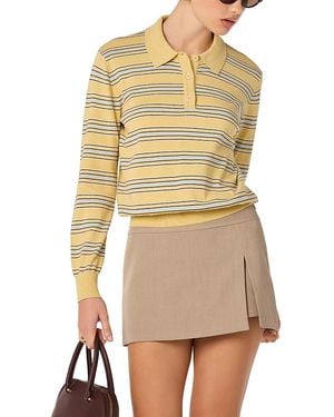 Astr Dora Collared Sweater - Yellow