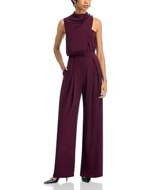 Black Halo Floella Wide Leg Jumpsuit - Purple
