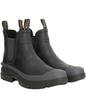 Barbour Breacon Chelsea Welly Boots - Black