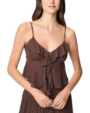 PAIGE Indiah Ruffled Cami - Black