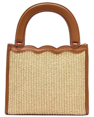Reformation Emma Raffia Mini Bag - Brown