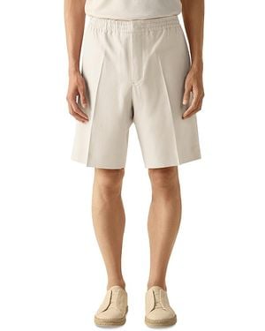 ZEGNA Oasi Lino Shorts - Natural