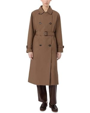 Max Mara Mtcantonia Belted Trench Coat - Brown