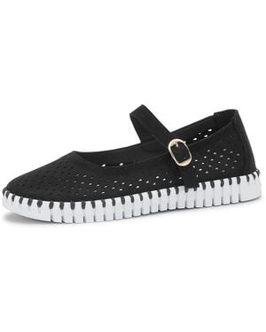Ilse Jacobsen Tulip Mary Jane Ballet Flats - Black