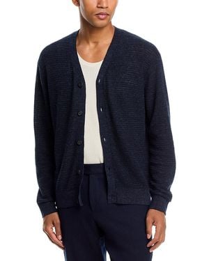 Theory Linen Blend Cardigan - Blue
