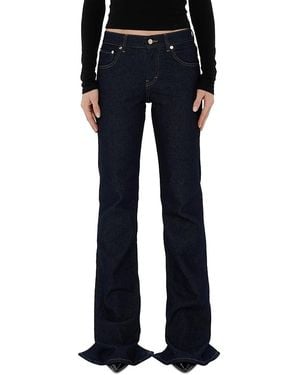 Haikure Chewy Low Rise Straight Jeans - Blue