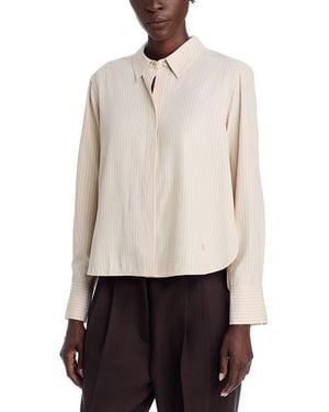 Kobi Halperin Alexie Button Front Long Sleeve Blouse - White