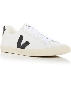 Veja Esplar Low Top Leather Sneakers - White