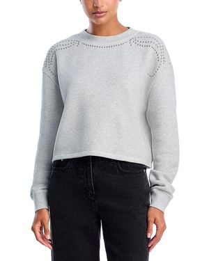 Rag & Bone Studded Sweatshirt - Gray