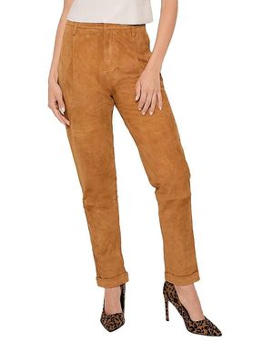 AS by DF Denise Upcycled Suede Pants - White
