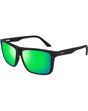 Maui Jim Mauigreen Mamalu Bay Rectangular Sunglasses, 60Mm