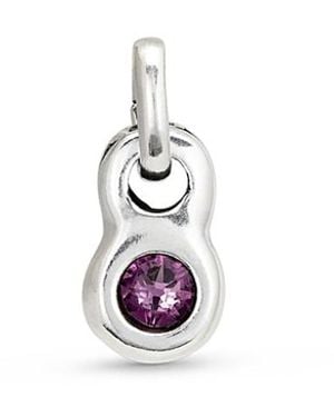 Uno De 50 Charm With Crystal - White