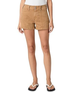 PAIGE Olivia High Rise Weekender Jean Shorts - Natural