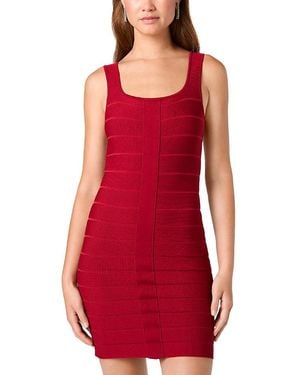 French Connection Bandage Knit Mini Dress - Red