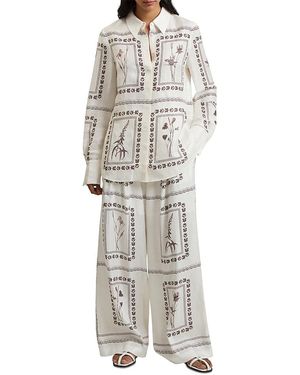 Ted Baker Ornitha Wide Leg Pants - White